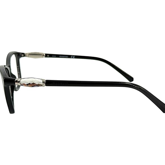 Swarovski SK5336 Womens Plastic Eyeglass Frame 001 Shiny Black 53-16